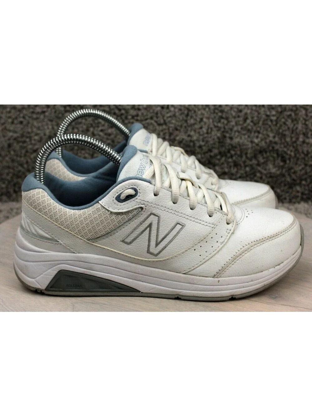 New Balance 928v3 White Leather Walking Shoes Comfort Womens 6.5 - Picture 1 of 7